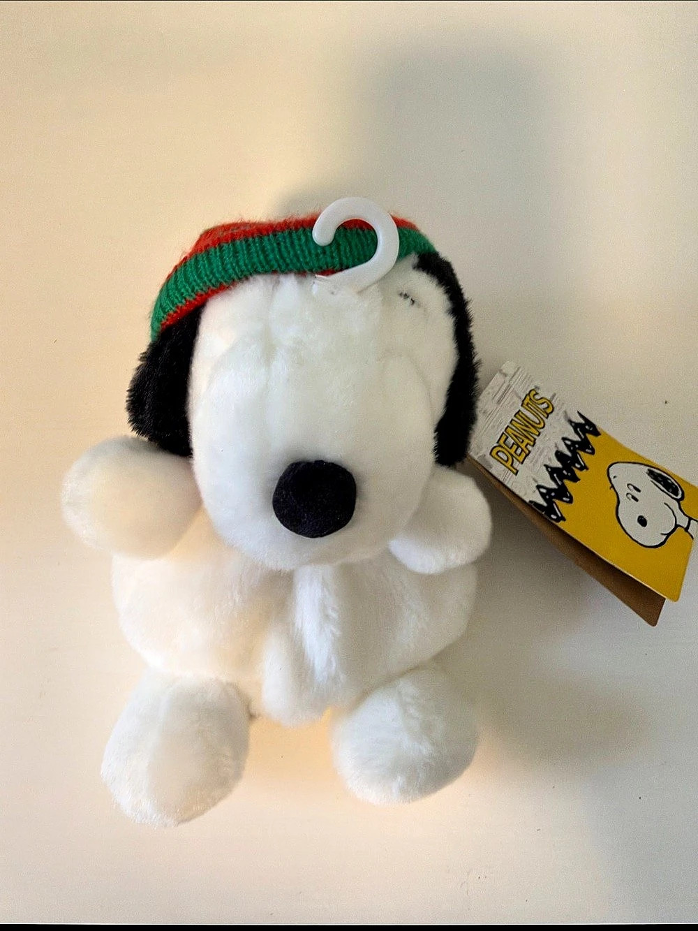 Peanuts Snoopy Holiday Striped Plush NWT